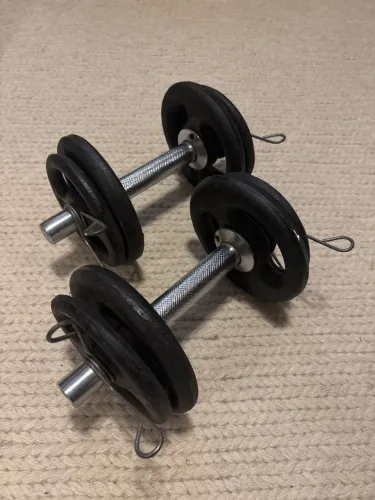 Par de Halteres ajustáveis 6kg cada