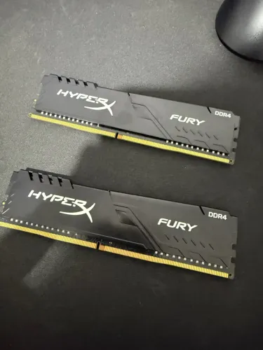 Memória Ram 8gb 2x4 Hyperx Fury DDR4 2666mhz