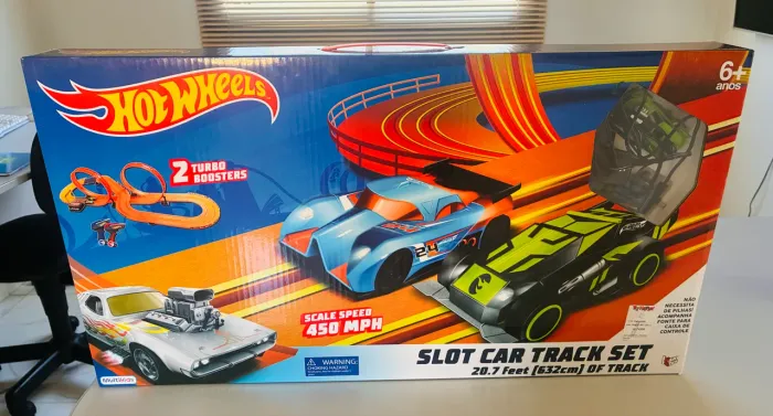 Pista Autorama Hot Wheels Slot Car Track Set Deluxe 2 Carros 632 Cm - Multikids