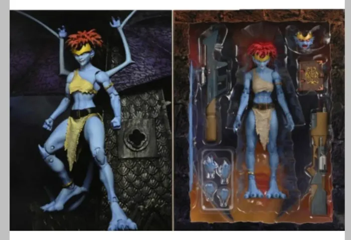 Action figure Neca ultimate, Os Gárgulas, personagem Demona, produto importado e original