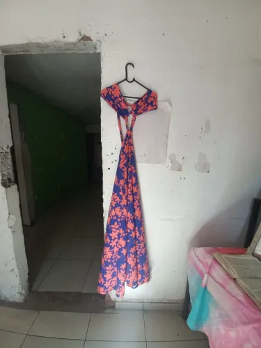 Vestidos longos floridos tam p ao g