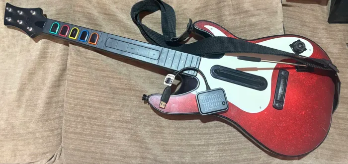 Guitarra guitar hero ps2 e ps3