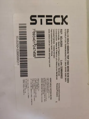Disjuntor 250A Steck