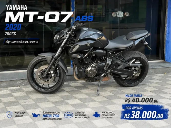 Moto MT07 2020 excelente estado *OPORTUNIDADE*