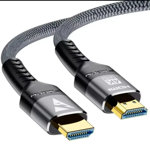 Cabo HDMI 2.1 - 4k -2 metros - 48 Gbps - cabo trancado reforçado