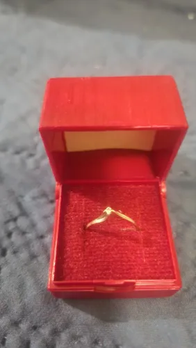 Solitário com brilhante ouro branco 18k n750