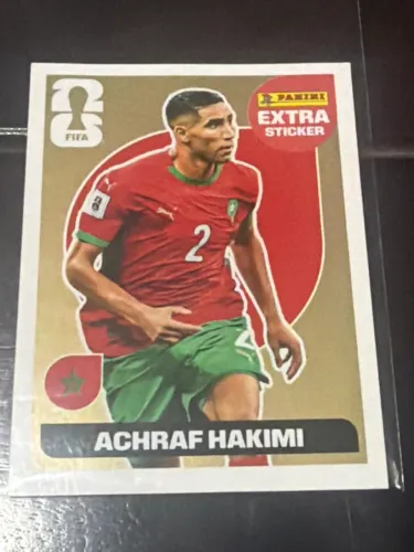 Figurinha Extra Legend Hakimi Gold ouro - preferência troca