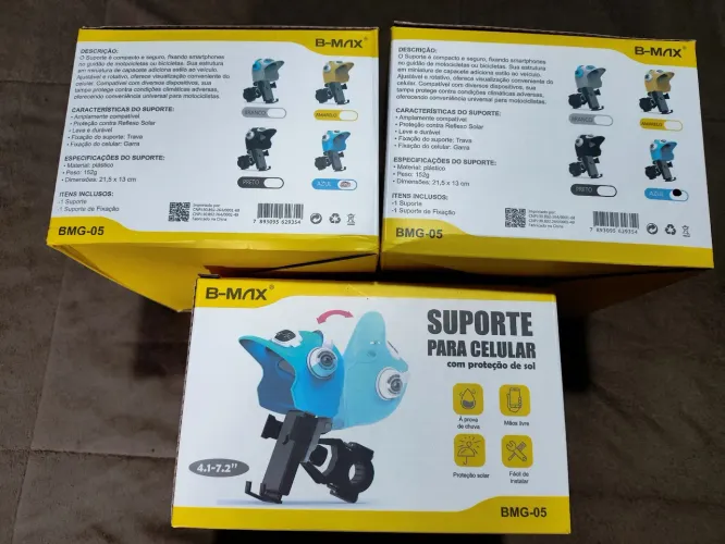 Suporte de Celular B-MAX BMG-05 - Moto e Bike - R$ 25,00
