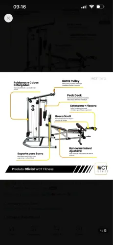 Estação de musculação WCT