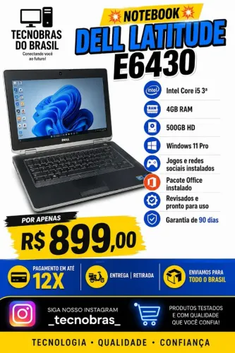 Notebook Dell Latitude E6430 I5 3ª