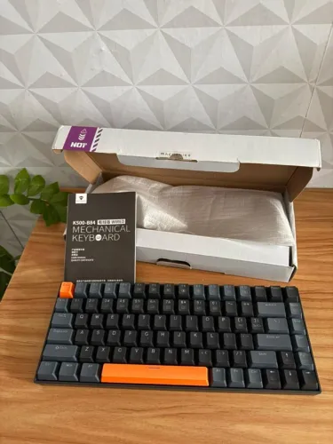Teclado mecânico gamer Machenike K500A-B84
