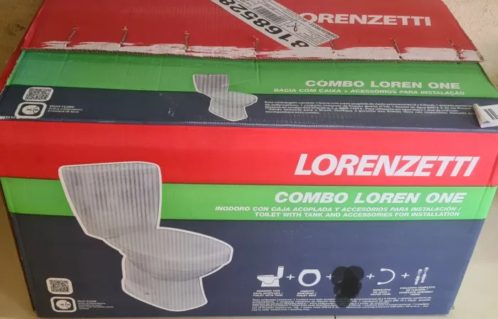 Vaso sanitário Lorenzetti banheiro Novo