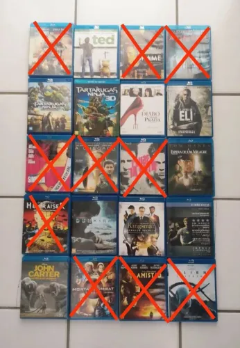 Coleção de Filmes Blu-Ray Variados