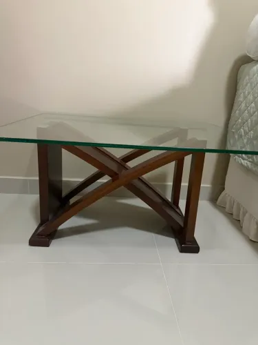 Mesa de centro madeira maciça