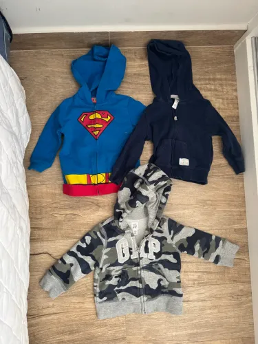 Lote / lotinho de blusa de moletom importados - veste até 9 meses