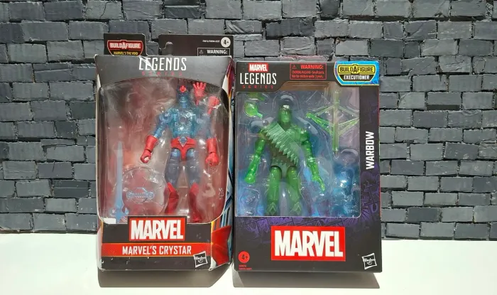 Marvel Legends Lote Crystar e Warbow Completo Com acessórios wave Void e Executor