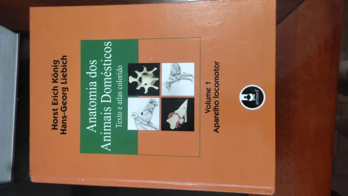 Livro Anatomia de Animais domésticos Veterinária 