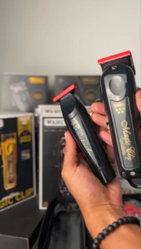 Máquina de cortar cabelo WAHL - Combo Cordless Preto