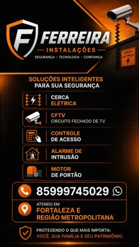 SERVIÇOS DE CFTV, MOTOR, CERCA..