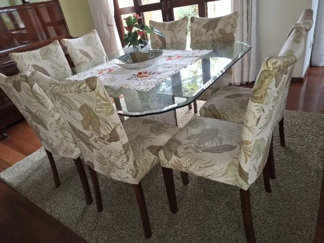 8 cadeiras para mesa de jantar