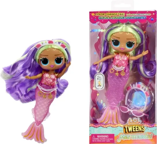 Boneca Articulada - LOL Surprise - Tweens - Mermaid - Cleo Cove NOVA