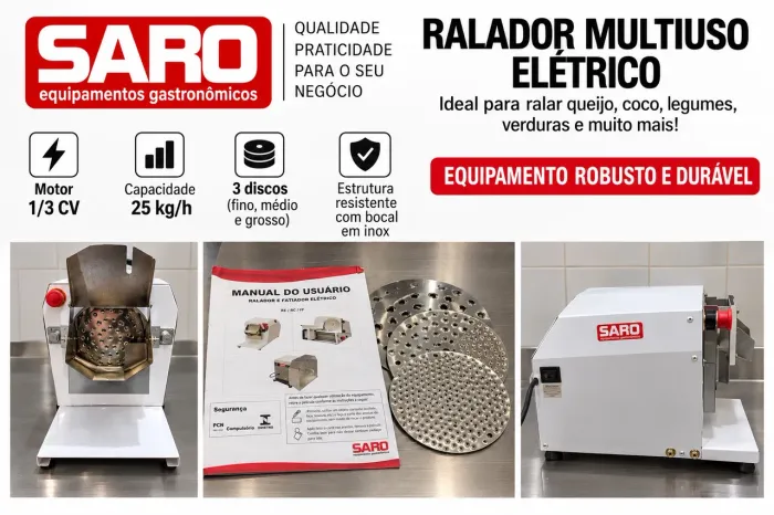 Ralador Elétrico SARO Profissional