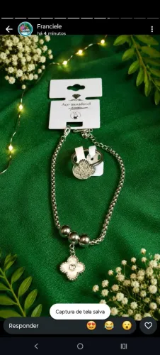 Pulseira + anel 