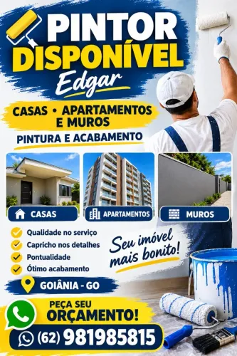 Profissional na pintura disponível