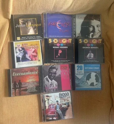Lote de 15 cds internacionais