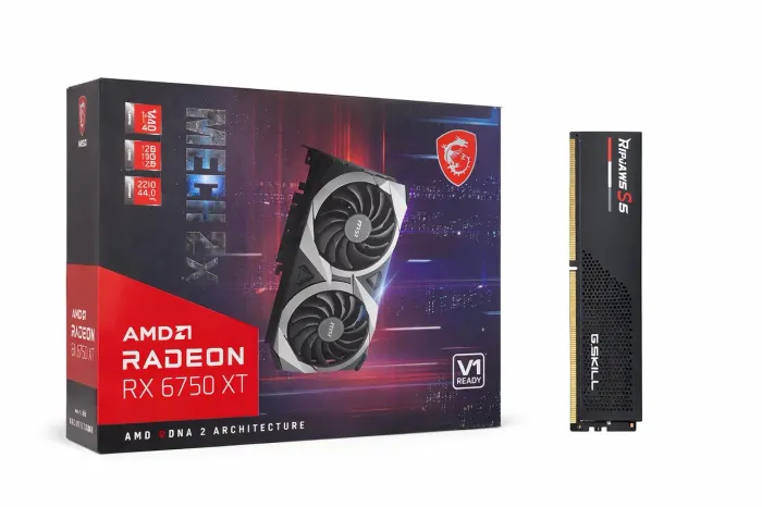 Memória DDR5 5600MHZ 32GB GSKILL + RX 6750xt MSI 12GB