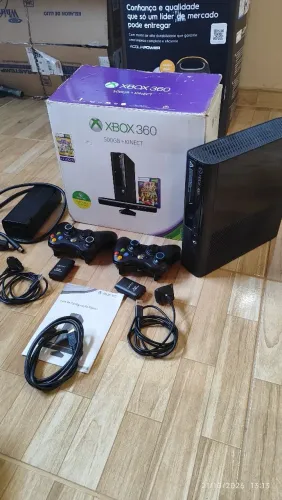Xbox 360 super slim destravado xploit Aurora 500gb 93 jogos.