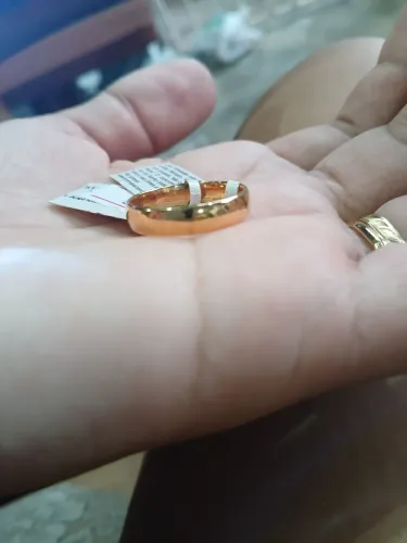Alianças Romanel, joias folheadas.