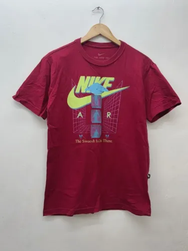 camiseta nike masculina vermelha