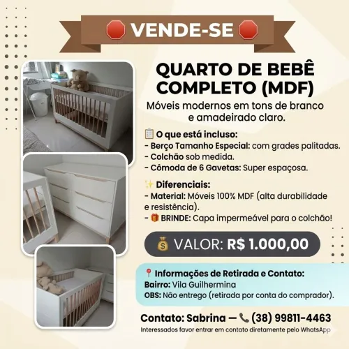 Cômoda e Berço 
