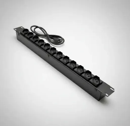 Régua 12 Tomadas Rack 19 Polegadas Profissional Extensão