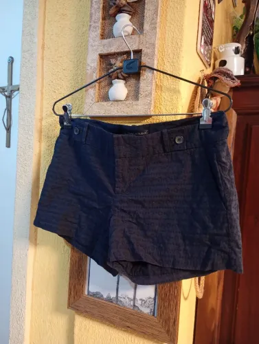 Shorts azul marinho forrado feminino 40/42