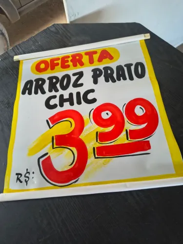 Placas e faixas