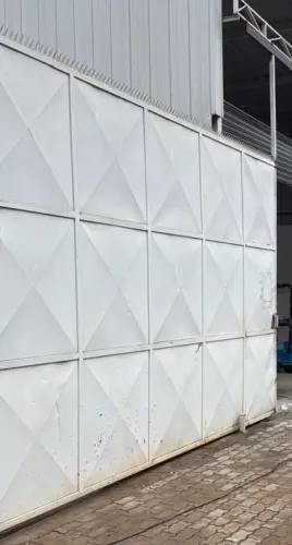 Portão de Correr Grande para Galpão 6,20 x 3,20 em Ferro com Trilho