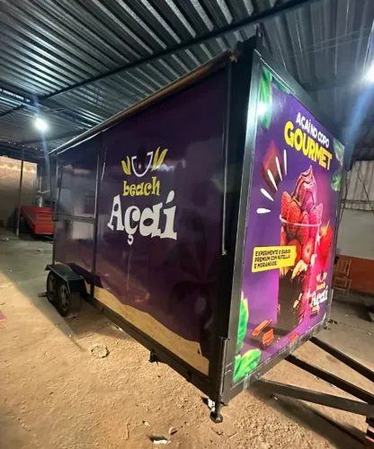 TRAILER 4 X 2,5mts PISO ALUMINIO