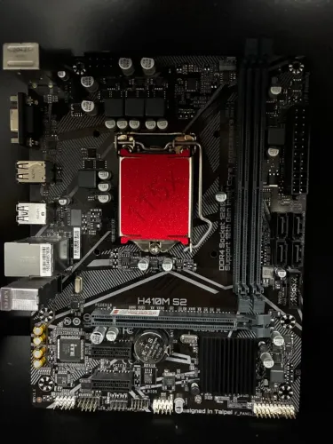 Placa Mae Gigabyte H410M S2 Seminova Impecavel