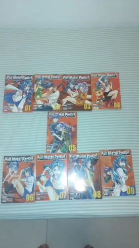 Full Metal Panic 1 ao 9 completo mangá quadrinho