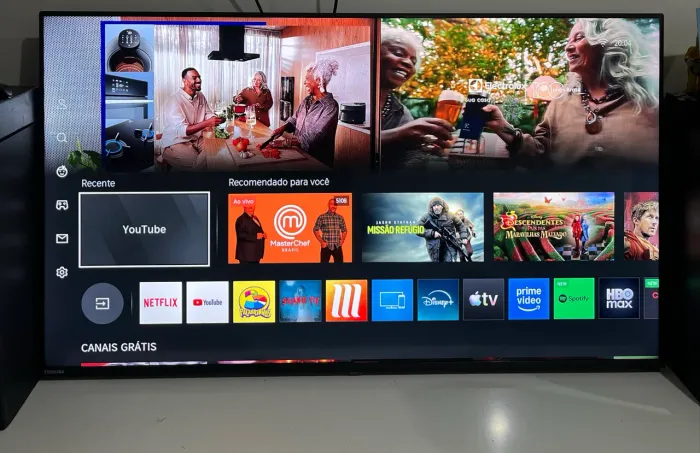 Tv 50 polegadas smart semi nova