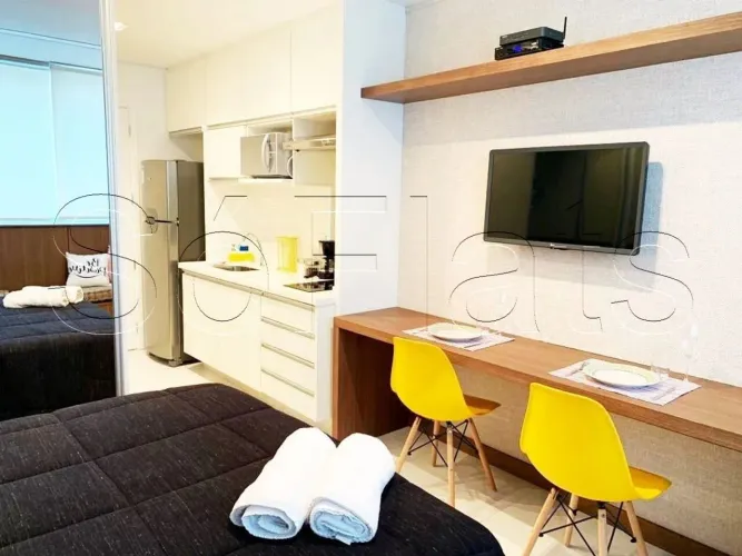 Studio 22m² à venda na Rua Augusta | Próx Paulista, moderno e alta liquidez