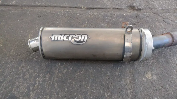Escapamento mícron moto