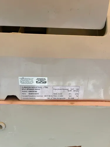 Ar condicionado 18btu