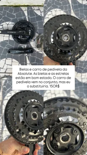 Conjunto de pedivelas