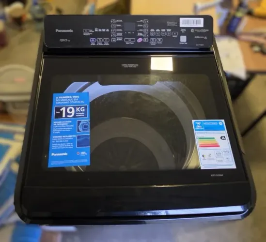 Maquina De Lavar Panasonic 19kg Preta 220v