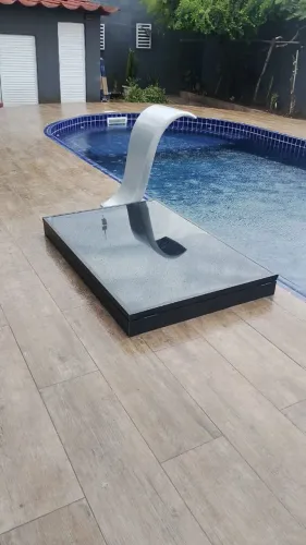 Porta de piscina em ACM
