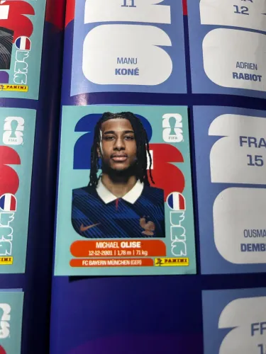 Figurinha Michael Olise Copa do Mundo 2026 Original Panini