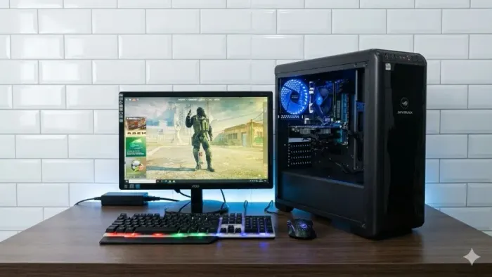 PC Gamer Completo com Monitor e Periféricos - Pronto para Jogar!